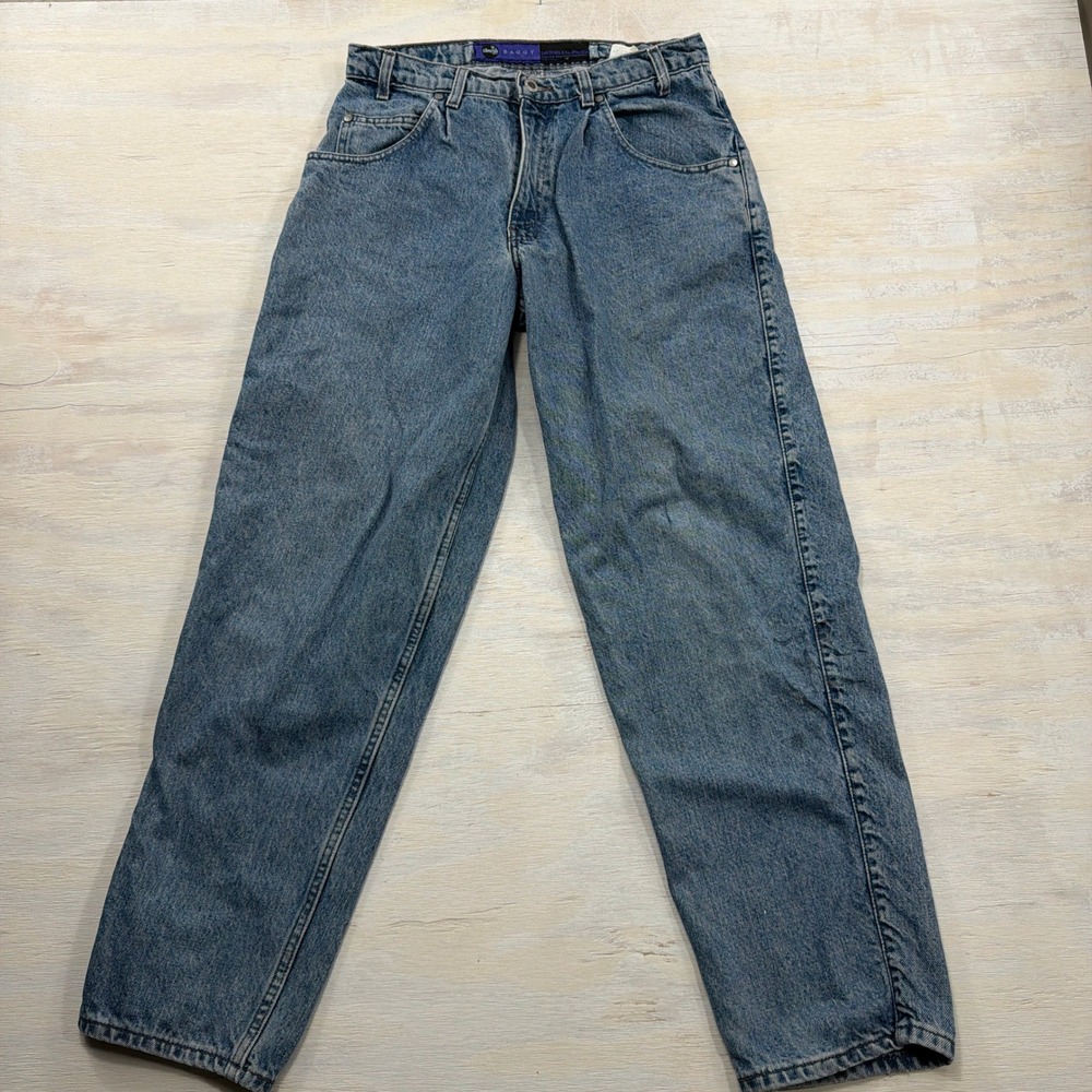 Levi's Jeans SilverTab Baggy 31x30 Vintage Light Wash Denim Blue Mens